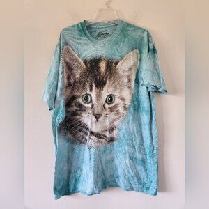 THE MOUNTAIN | Blue Eyed Kitten Shirt Women Size XL